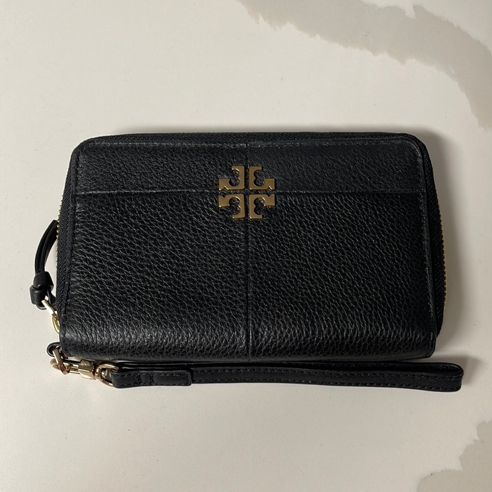 Tory Burch leather smartphone wallet